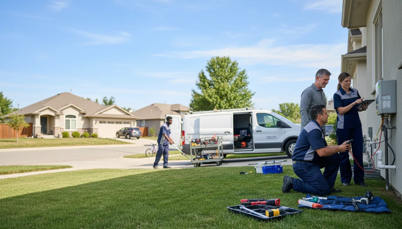 Tankless water heater service in Wright, MN